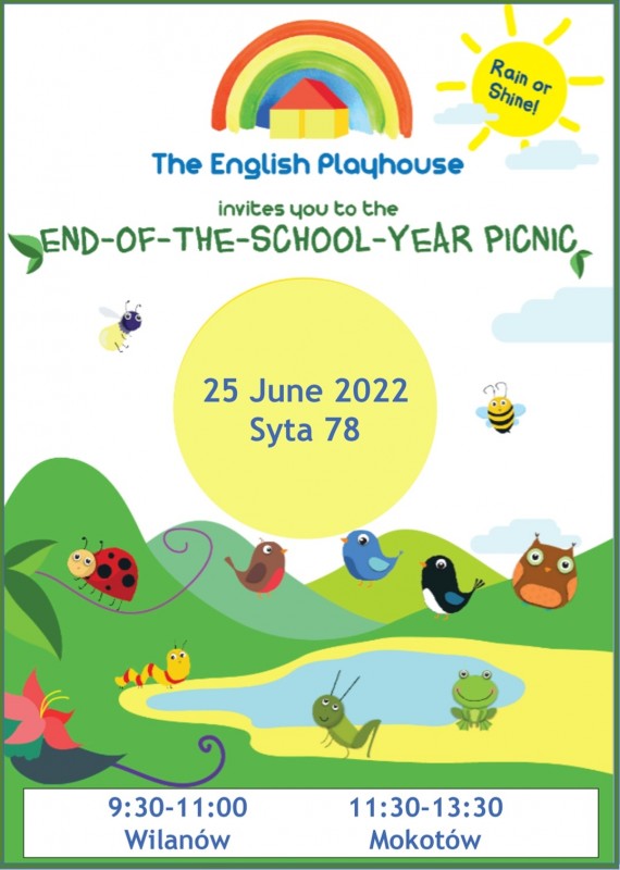 End of the school year picnic